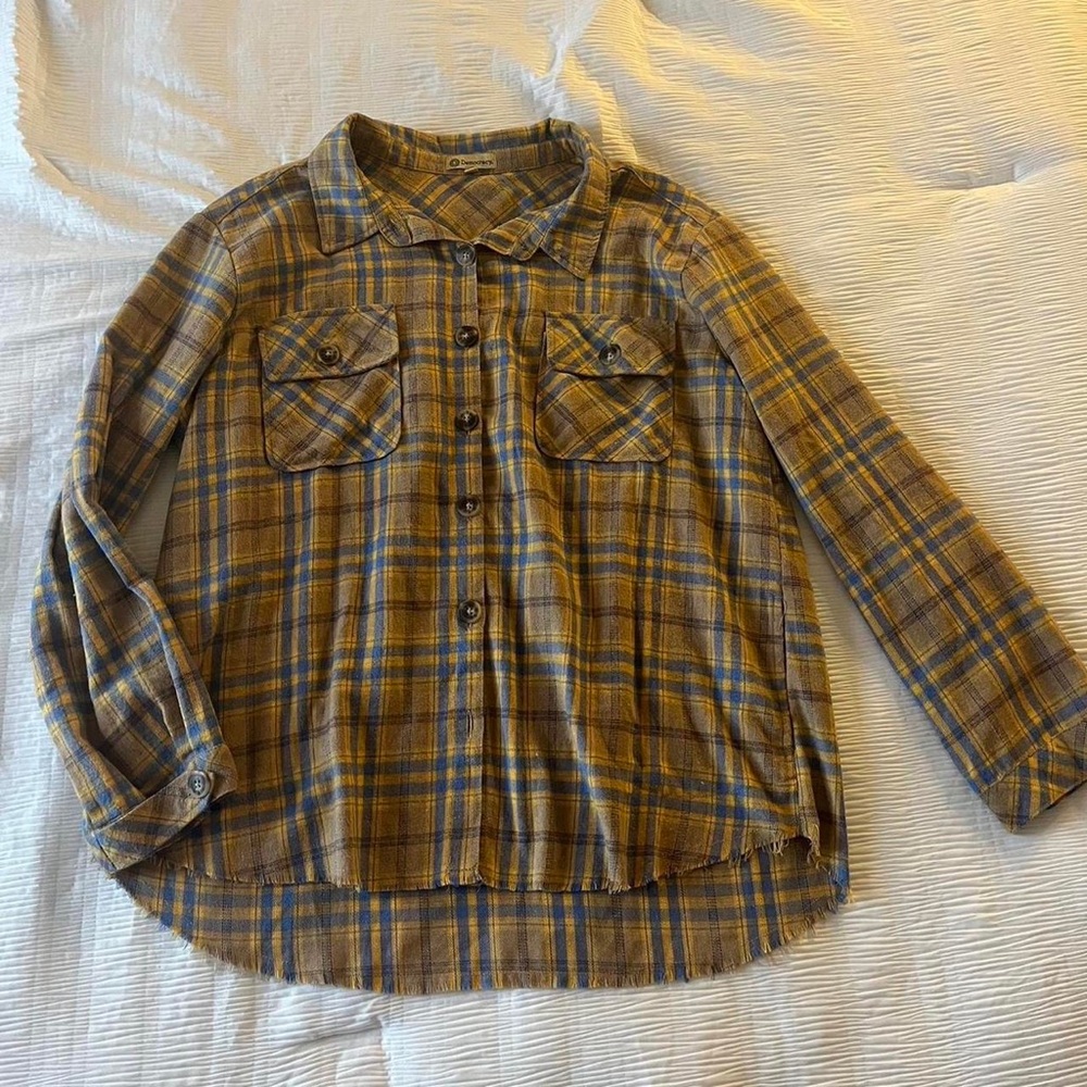 Yellow Blue Flannel